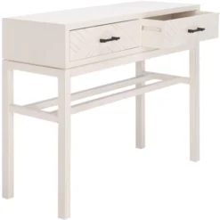 Ajana 2 Drawer Console - Distressed White W/Distressed White Drawer - Safavieh 12 Ajana 2 Drawer Console - Distressed White W/Distressed White Drawer - Safavieh -Heaco GUEST 86bfa030 e15f 44ea 8aca ec91d7d62e26