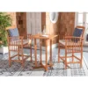 Pate 3pc Bistro Set - Natural/Beige/Navy - Safavieh -Heaco GUEST 87736847 0316 4b42 a98d da46e90ad9da
