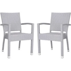 Kelda Stacking Arm Chair (Set Of 2) - Safavieh -Heaco GUEST 87acb697 56f5 49e7 99b2 ad0861c91ba1