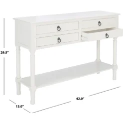Haines 4 Drawer Console Table - Safavieh 16 Haines 4 Drawer Console Table - Safavieh -Heaco GUEST 885377f5 68fe 46d8 beca 22021e4d9401