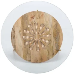 Flora Round Coffee Table - Natural/Brass - Safavieh 11 Flora Round Coffee Table - Natural/Brass - Safavieh -Heaco GUEST 8857ec07 200a 4e0d be69 9b16b4c7e73c