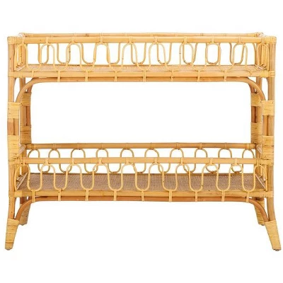 Isaiah 2-Teir Rattan Console Table - STG6509 - Safavieh 12 Isaiah 2-Teir Rattan Console Table - STG6509 - Safavieh - Image 10
