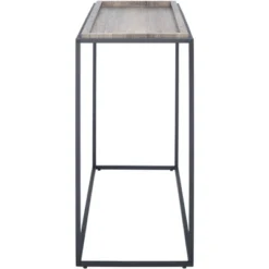 Andey Console Table - Brown/Black - Safavieh -Heaco GUEST 8a828599 0a06 49f3 9741 55fb2d06ba69