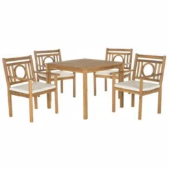 Montclair 5 Pc Dining Set - Outdoor - PAT6721 - Safavieh -Heaco GUEST 8ad9be4c 34b8 4a1f 9b64 6c083eb8492a