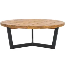 Leo Round Coffee Table 3 Legs - Indoor/Outdoor - PAT7319 - Safavieh -Heaco GUEST 8bfea2de a2f9 46db 82c7 c3d105e8daaf