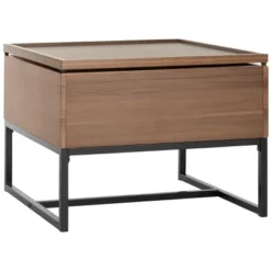 Kristie Contemporary Lift Top Coffee Table - Dark Oak/Black - Safavieh -Heaco GUEST 8e4444c6 a63b 47f1 b23f b4cb69b3af67