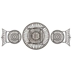 Belen 3pc Bistro Set - Black Rust - Safavieh -Heaco GUEST 8eae90a8 5fd9 401f ab55 4b82a66eb11e