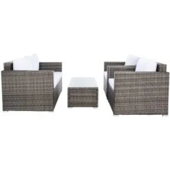 Machie 4Pc Living Set - Indoor/Outdoor - PAT7508 - Safavieh 18 Machie 4Pc Living Set - Indoor/Outdoor - PAT7508 - Safavieh -Heaco GUEST 8edf574c 1397 46be 87d0 ac878a595de2