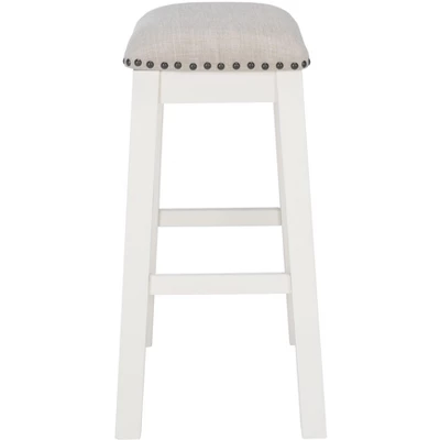Aero Counter Stool (Set Of 2) - White - Safavieh 6 Aero Counter Stool (Set Of 2) - White - Safavieh - Image 4