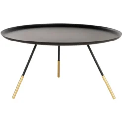 Orson Coffee Table With Metal Gold Cap - Safavieh -Heaco GUEST 9239c085 7f80 4c54 9bdf 0960f1b8f523