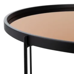 Ruby Tray Top Coffee Table - Rose Gold/Black - Safavieh -Heaco GUEST 94a39b43 bb86 438d bc08 ca7311307228