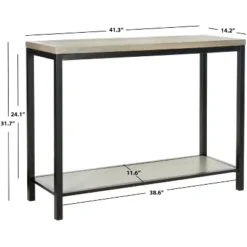 Dennis Console - AMH6589 -Safavieh Couture -Heaco GUEST 94a47223 f156 410a 8b8c 3dbd2d754ac4