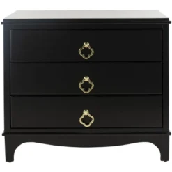Hannon 3 Drawer Nightstand - FOX6306 - Safavieh Couture -Heaco GUEST 97439b8d 4920 468a 9fc3 0d4338fb3822