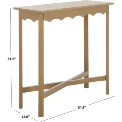 Seraphina Rectangle Console - CNS5745B - Brown - Safavieh -Heaco GUEST 97bea019 8ce5 4454 b6e2 dd6a520fee94