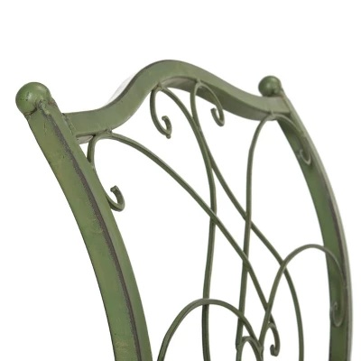 Arona Bench - Outdoor - PAT5015 - Antique Green - Safavieh 8 Arona Bench - Outdoor - PAT5015 - Antique Green - Safavieh - Image 6