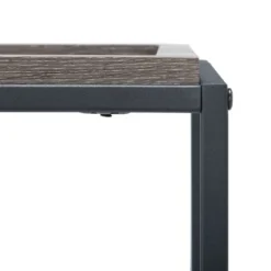 Andey Console Table - Brown/Black - Safavieh