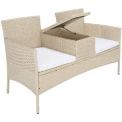 Viora Loveseat - Outdoor - Safavieh -Heaco GUEST 9c3944eb deb3 48cd 862c 4bbcc8672893