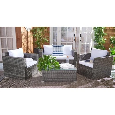 Machie 4Pc Living Set - Indoor/Outdoor - PAT7508 - Safavieh 3 Machie 4Pc Living Set - Indoor/Outdoor - PAT7508 - Safavieh