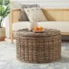 Jesse Wicker Storage Coffee Table - Safavieh -Heaco GUEST 9dca1480 bcc7 482b 8c3a f542373e9c63