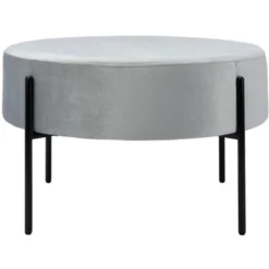 Lisbon Round Cocktail Ottoman - Safavieh -Heaco GUEST a106a5c4 c995 4cef 9d68 d4de6266adf1
