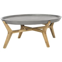 Hadwin Coffee Table - Indoor/Outdoor - VNN1021 - Dark Grey - Safavieh -Heaco GUEST a3f1426e c0b3 4814 80ed 9a2e0bb3d758