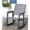 Geneva Wood Patio Rocking Chair - Gray - Safavieh -Heaco GUEST a3fc02b7 bc75 45c5 bb20 f8ccd5e48d10