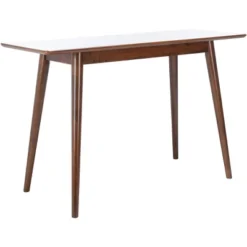 Sasharose Makeup Table - Walnut - Safavieh -Heaco GUEST a4de9d95 d082 4d85 8eee 43b829a6dd26