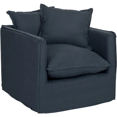 Joey Arm Chair - Blue - Safavieh 4 Joey Arm Chair - Blue - Safavieh - Image 2
