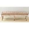Barney Tufted Bench W/ Brass Nail Heads - Safavieh -Heaco GUEST a74db1a2 251c 4d77 b1b7 a413a07f7599