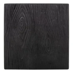 Cube Indoor/Outdoor Modern Concrete Accent Table - Black - Safavieh -Heaco GUEST a84ab825 3369 422b 9383 fa6a91f680d3