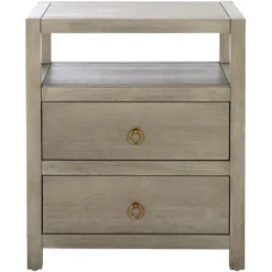 Amisa Nightstand - NST2402 - Safavieh -Heaco GUEST aa5f9acd 0eec 4341 92a7 24989bb4586f
