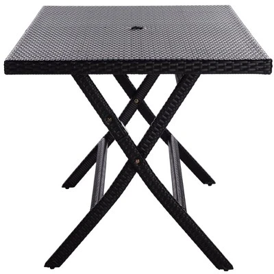 Akita Folding Table - Indoor/Outdoor - PAT7503 - Safavieh 7 Akita Folding Table - Indoor/Outdoor - PAT7503 - Safavieh - Image 5
