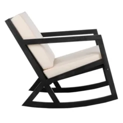Vernon Rocking Chair - Black/White - Safavieh 11 Vernon Rocking Chair - Black/White - Safavieh -Heaco GUEST ad13f26a 9d7e 4465 830a b30805710803