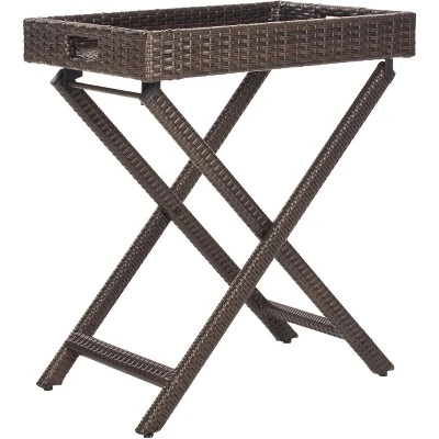 Bardia Patio Folding Tray Table - Safavieh 4 Bardia Patio Folding Tray Table - Safavieh - Image 2