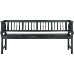 Brentwood Bench - Outdoor - Safavieh -Heaco GUEST ae6f1d6f 438a 4f26 9ca4 edbb5e6c64f3
