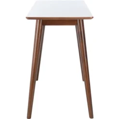 Sasharose Makeup Table - Walnut - Safavieh -Heaco GUEST aed5d11f d225 49d3 a8fe 8ae57557b0fa