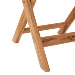 Walten Flower Shelf 3pc Bistro Set - Natural - Safavieh -Heaco GUEST aeefe529 1bc4 4881 9e7a 4cb4771255c4