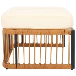 Bola Bench - Outdoor - PAT9044 - Natural/Beige - Safavieh -Heaco GUEST af25862d 6fdb 4a66 9ca4 271f3a4435d3