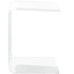 Upton Acrylic Side Table - Clear - Safavieh -Heaco GUEST af5f7c9b 971b 4bea a6e8 3833bd87b076