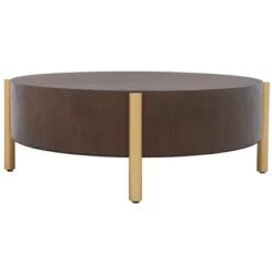 Diangela Round Coffee Table - Safavieh -Heaco GUEST af853b77 c13d 456c aedf 74353b068159