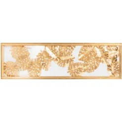 Leilani Palm Leaf Console Table - CNS2500A - Gold - Safavieh -Heaco GUEST b016abd9 4d13 417f bef8 b9a55433b1f8
