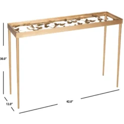 Rosalia Butterfly Console - FOX2592A - Gold - Safavieh Couture -Heaco GUEST b16bb9de 6d4b 48a2 8cc7 2ab86272c050