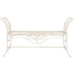 Adina Bench - Outdoor - Safavieh -Heaco GUEST b2a8bb51 6ddd 4967 888d 831f5cdab370