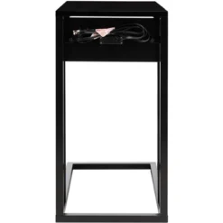 Portland Usb Side Table - Black - Safavieh 16 Portland Usb Side Table - Black - Safavieh -Heaco GUEST b51a99ae fcd0 4418 8cf1 979b4512ccf2