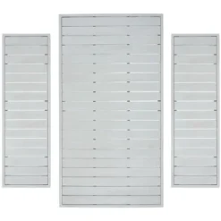 Dario 3 Piece Dining Set W/ Two Benches - Outdoor - PAT7029 - Safavieh -Heaco GUEST b6552624 4da6 45b6 9faf 548838dd2520