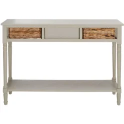 Christa Console Table With Storage - Vintage Grey - Safavieh -Heaco GUEST b6a8613f 495d 4ea6 b1a8 ee2a73d78548