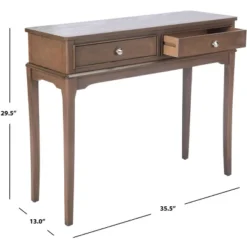 Opal 2 Drawer Console Table - Safavieh -Heaco GUEST b6b1ff56 cc92 4709 8ec3 b021e35e0d62