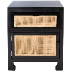 Dave 1 Drawer 1 Door Nightstand - NST4003 - Safavieh -Heaco GUEST b8a23fd7 2537 4fb5 9450 043130c99b2b