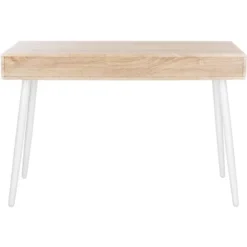 Jorja 1 Drawer 1 Shelf Desk - Safavieh -Heaco GUEST ba7e3ea7 c1d8 4292 b328 0e45d5b73837