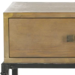 Julian Console - AMH4103A - Brown - Safavieh Couture -Heaco GUEST ba86b3ed 7b65 4ee1 839b 714c61efbd4f